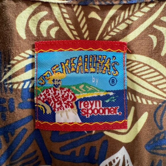 Reyn Spooner Hawaiian Shirt Mens Large Floral Button Up Joe Kealoha's Vintage - Picture 7 of 13